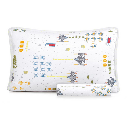 Jogo de Cama Altenburg Simples Mundo Kids Malha Virtual 3 Peças 1,38x1,88x0,30m