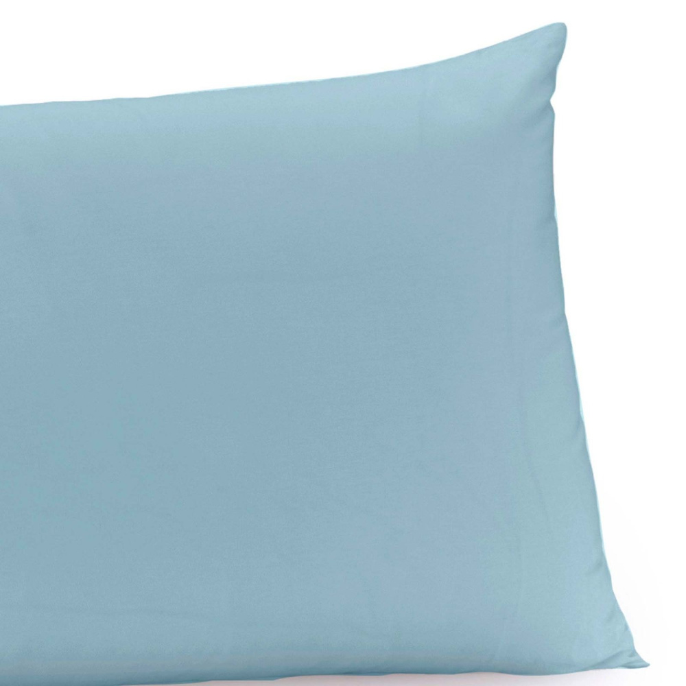 Fronha Body Pillow Altenburg Algodão Lux Básica 200 Fios 40x1,30m Cor Azul Etienne