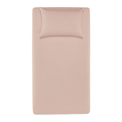Jogo de Cama Karsten Matiza 2 Peças 100% Algodão Solteiro Rosa