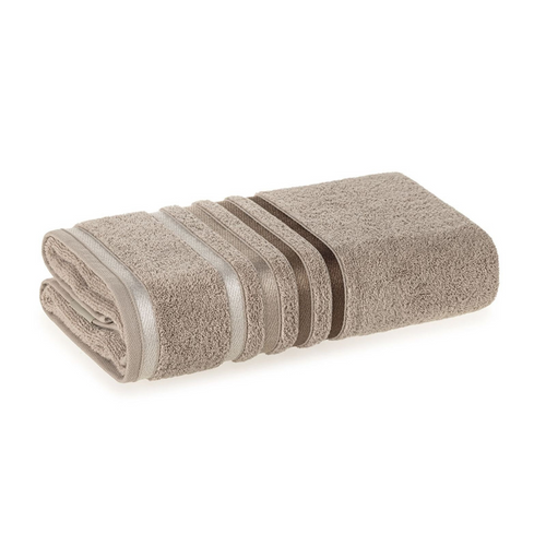 Toalha de Banho Karsten Fio Penteado Lumina Cinza
