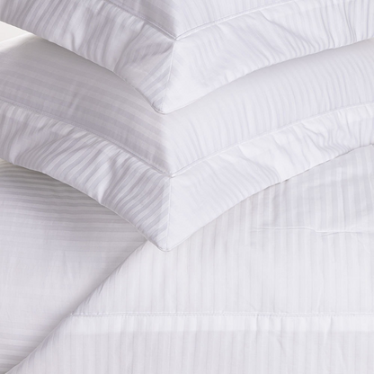 Colcha com Porta Travesseiros King Trussardi Fratelli 300 Fios 100% Algodão Egípcio Branco