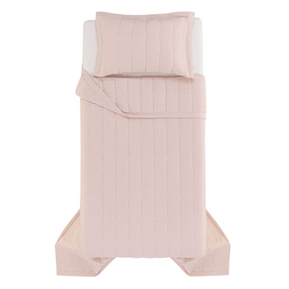 Kit Cobre Leito Colcha Karsten Infantil Orion 100% Poliéster 180 x 260 Solteiro Rosa