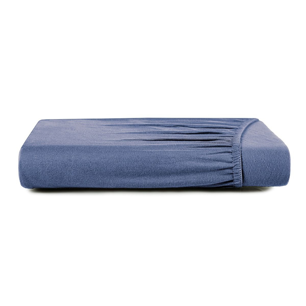 LENCOL DE ELASTICO 300 FIOS BASICA AVULOS QUEEN ALTENBURG AZUL FLINT
