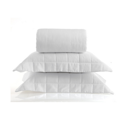 Colcha Satinee Square Queen Cor Branco 100% Algodão
