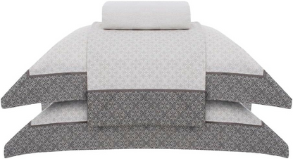Jogo de Cama Casal Lotus Cetim 300 Fios 100% Algodão 2.20X2.75cm