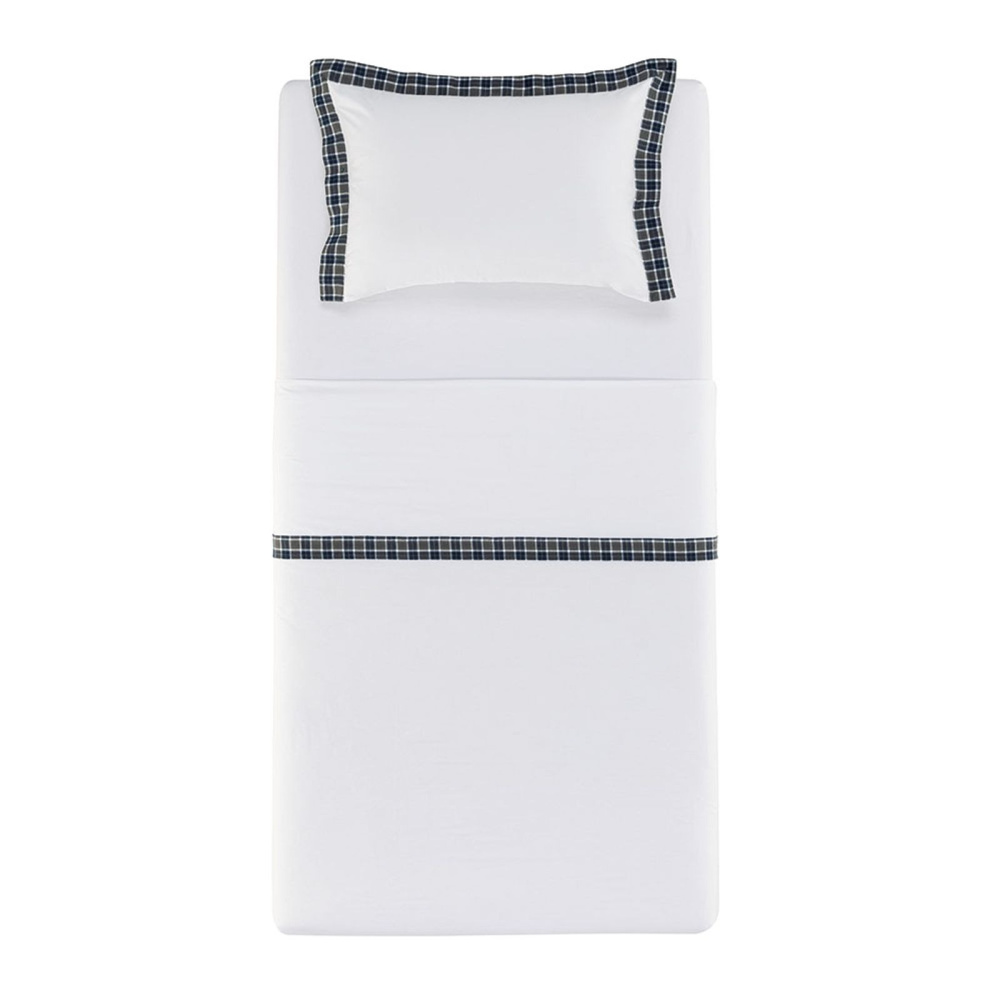 Jogo de Cama Solteiro 200 Fios 100% Algodão Tobias