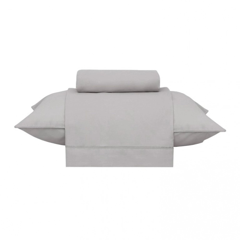 Jogo de Cama Percalle Basic 180 Fios 100% Algodão Solteiro Cor Bege