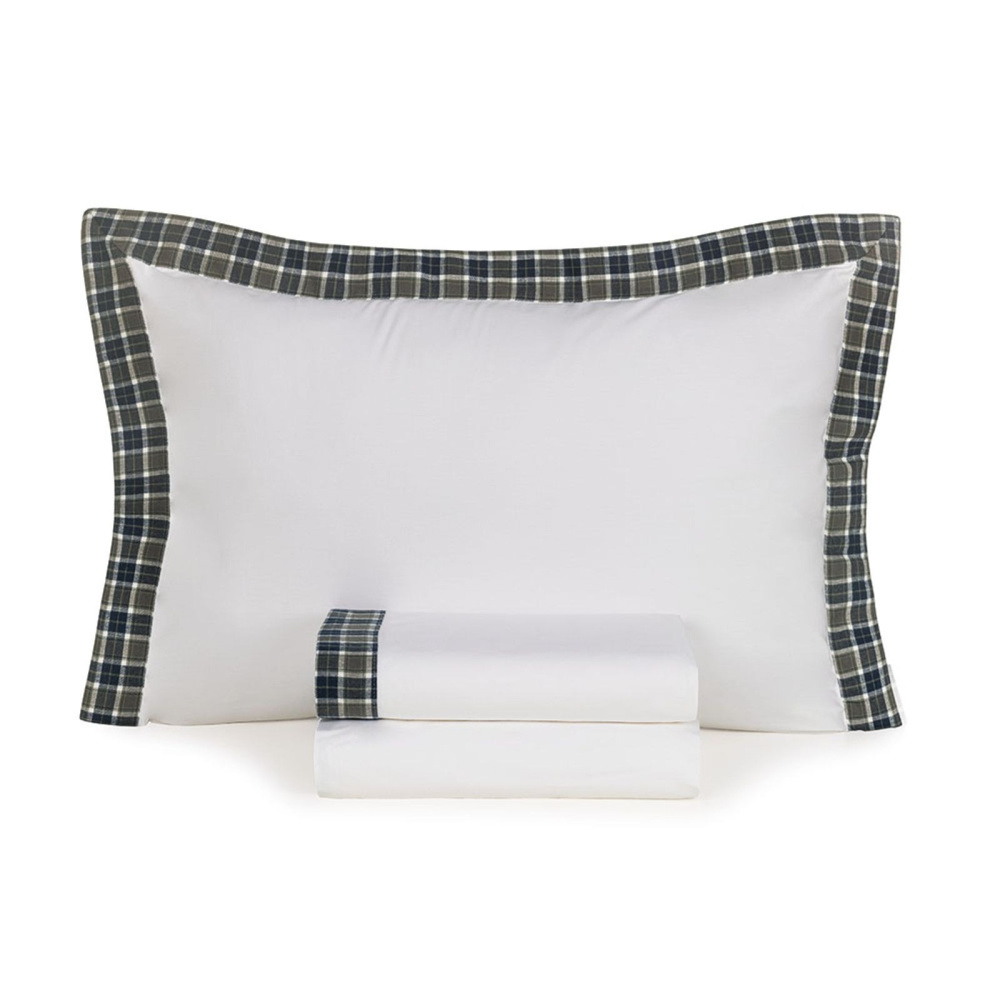 Jogo de Cama Solteiro 200 Fios 100% Algodão Tobias