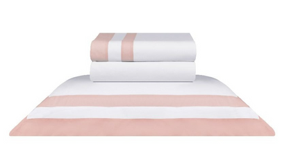 Jogo de Cama Solteiro King Double Rosa 200 fios 100% Algodão Naturalle