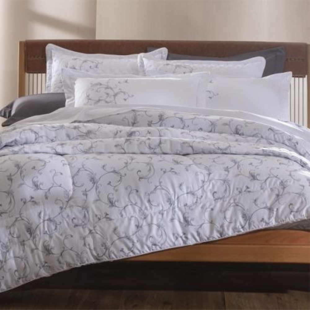 Jogo de Cama Lazio Plume 300 Fios 100% Algodão Queen Estampado