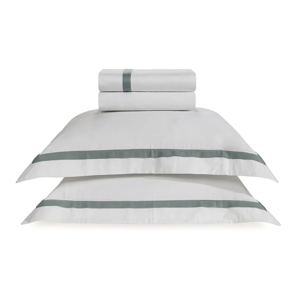 SUPER FRONHA VERCELLI COR 1 BRANCOAZUL MARE 50x90cm TRUSSARDI 300 FIOS