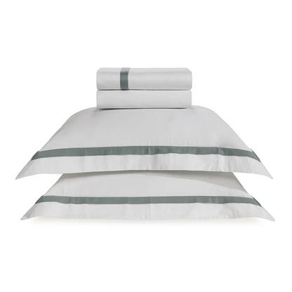 SUPER FRONHA VERCELLI COR 1 BRANCOAZUL MARE 50x90cm TRUSSARDI 300 FIOS