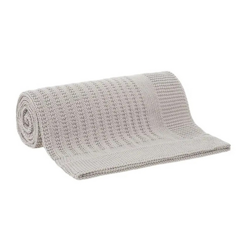 Manta Tricot Taylor 125x150 cm Cor Kaki 100% Poliéster