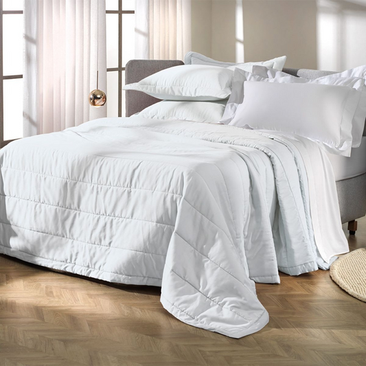 Jogo de Colcha Altenburg Liso Básico 300 Fios 2,60x2,75m Cor Branco