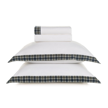 Jogo de Cama Casal 200 Fios 100% Algodão Tobias