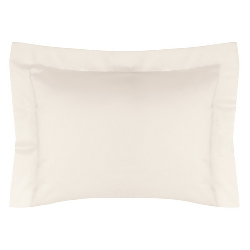 Fronha Altenburg Algodão Lux Avulsa 200 Fios com 3 Abas de 7cm 50x70cm Cor Bege Delave