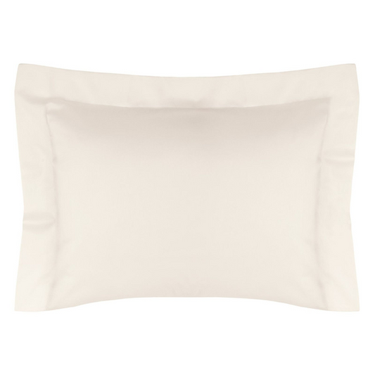 Fronha Altenburg Algodão Lux Avulsa 200 Fios com 3 Abas de 7cm 50x70cm Cor Bege Delave
