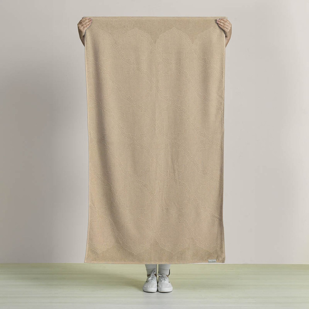 Toalha Banhão Fio Cardado 100% Algodão Galbe Bege