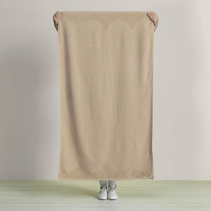 Toalha Banhão Fio Cardado 100% Algodão Galbe Bege