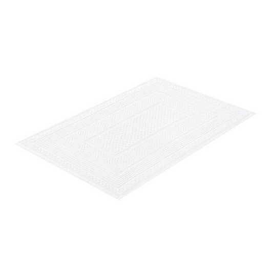 Tapete para Casa Legend 50x80 cm Cor Branco 100% Algodão