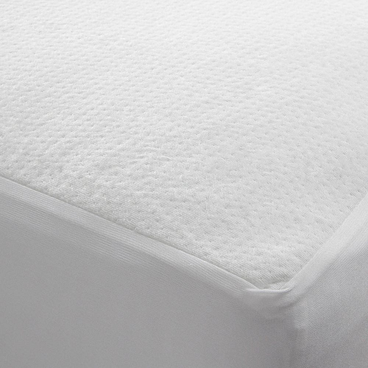 Protetor de Colchão Malha Maison II King 193x203x40 cm Cor Branco 100% Algodão e Poliéster Impermeável