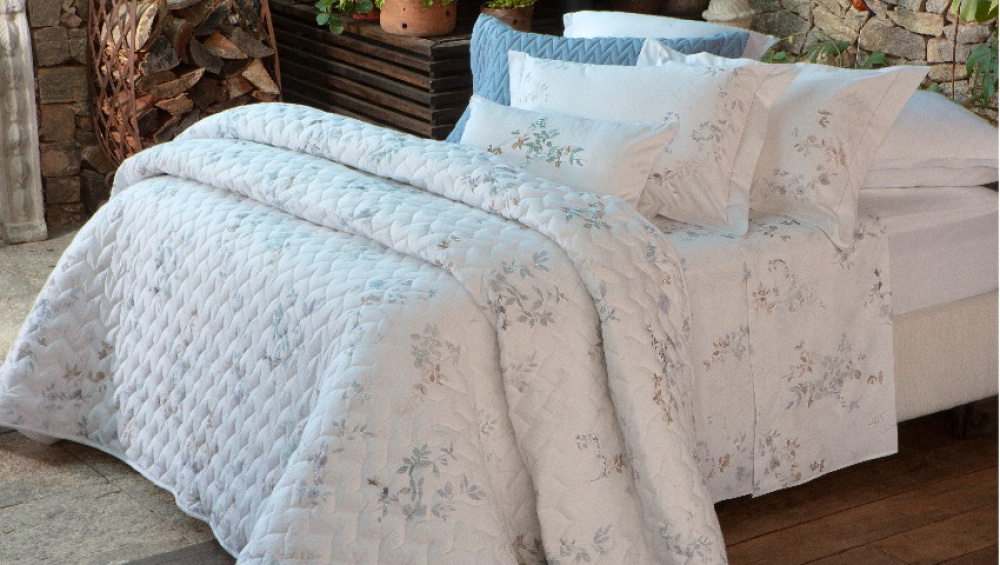 Jogo de Cama Queen Lalique 200 fios 100% Algodão Naturalle