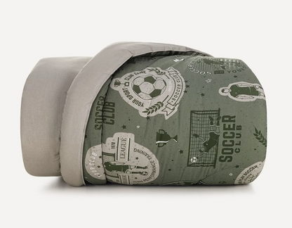 Edredom Karsten Futebol Estampado 1,80x2,50m Solteiro