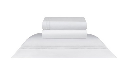 Jogo de Cama Queen Castle Branco 400 fios 100% Algodão Naturalle