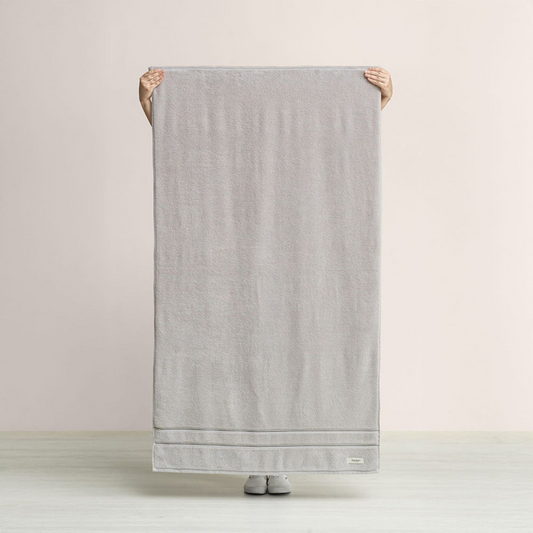 Toalha de Banho Karsten Plaza Fio Zero Twist 100% Algodão Cinza