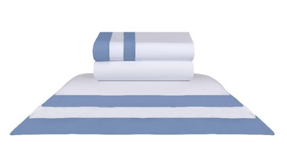 Jogo de Cama Solteiro King Double Indigo 200 fios 100% Algodão Naturalle
