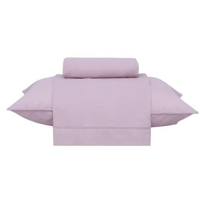 Jogo de Cama Percalle Basic 180 Fios 100% Algodão Solteiro Cor Rosa