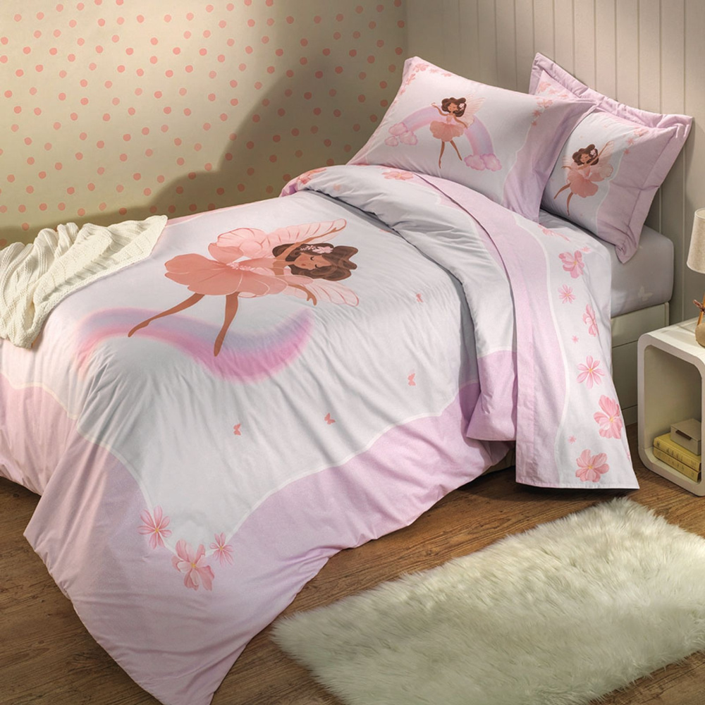 Jogo colcha Karsten Graciela 100% Algodão 180 x 260cm Solteiro Branco