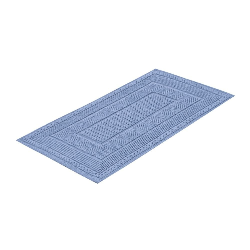 Tapete para Casa Legend 53x110 cm Cor azul 100% Algodão
