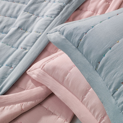 Kit Cobre Leito Colcha Karsten Infantil Orion 100% Poliéster 180 x 260 Solteiro Rosa