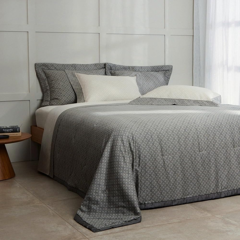 Jogo de Cama Casal Lotus Cetim 300 Fios 100% Algodão 2.20X2.75cm