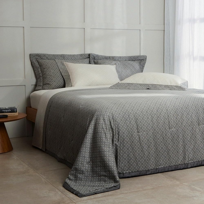 Jogo de Cama Casal Lotus Cetim 300 Fios 100% Algodão 2.20X2.75cm