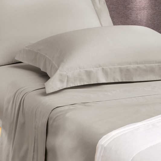 Jogo de Cama Altenburg Simples Algodão Lux Inspire 200 Fios 3 Peças 1,38x1,88x0,30m Cor Cinza