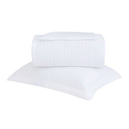 Kit Colcha Buddemeyer New Colors Micromatelassê 2 Peças 270 Fios 100% Algodão Cetim Solteiro Cor Branco