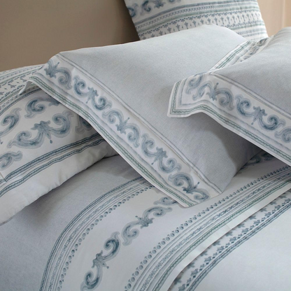 Kit Colcha Buddemeyer Bud Vision Mykonos 3 Peças 270 Fios 100% Algodão Cetim King Estampado