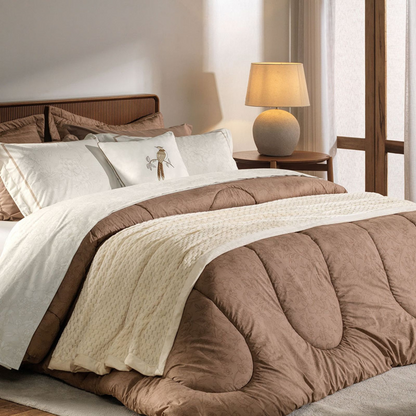 Jogo de Cama Queen com Capa de Almofada 100% Algodão Mallu Karsten