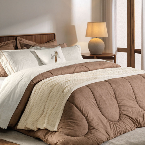 Jogo de Cama Queen com Capa de Almofada 100% Algodão Mallu Karsten