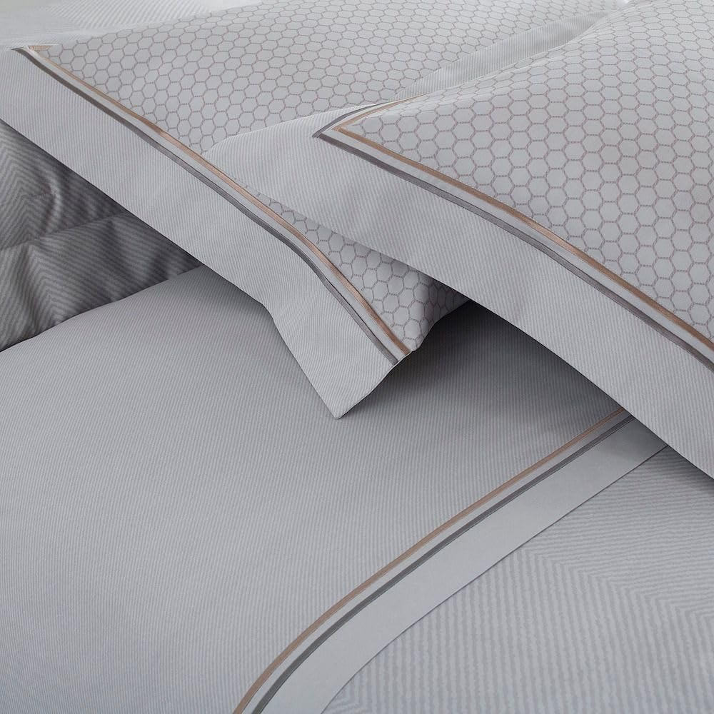 Kit Colcha Buddemeyer Bud Vision Basilic 3 Peças 270 Fios 100% Algodão Cetim King Estampado