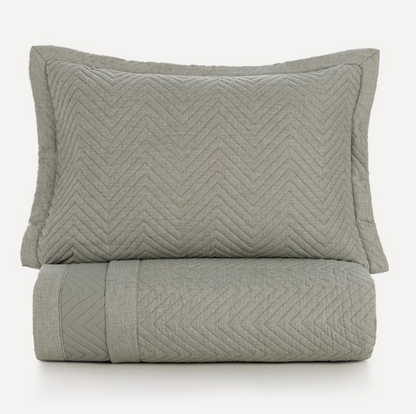 Jogo de Colcha Karsten Arturo Concreto Queen 2,40x2,60m