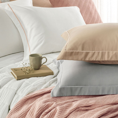 Jogo de Cama Solteiro 200 Fios 100% Algodão Deliz Karsten