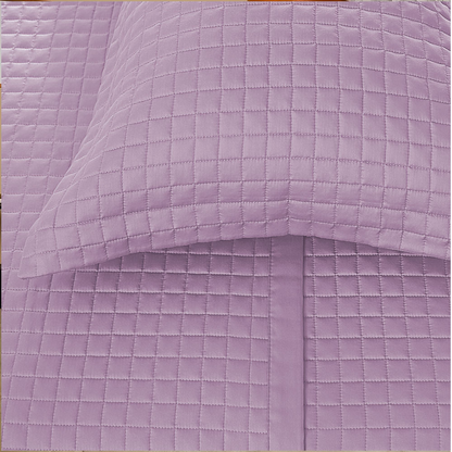 Kit Colcha Buddemeyer New Colors Micromatelassê 2 Peças 270 Fios 100% Algodão Cetim Solteiro Cor Rosa