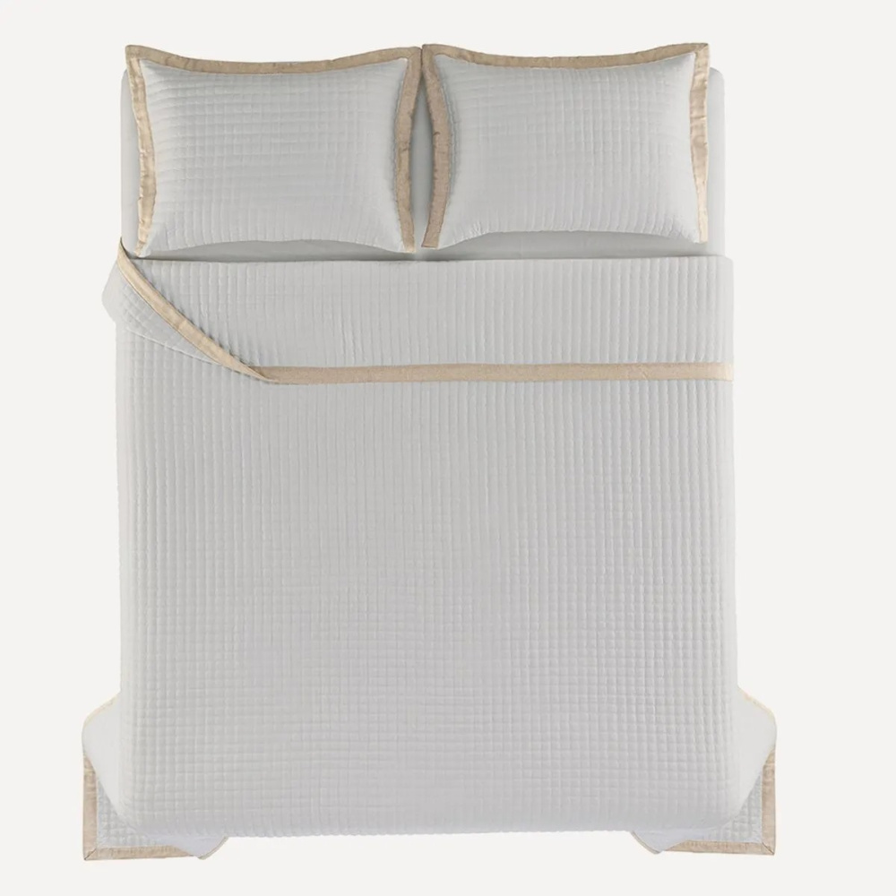 JOGO DE COLCHA AMARO QUEEN 2,40X2,60CM KARSTEN