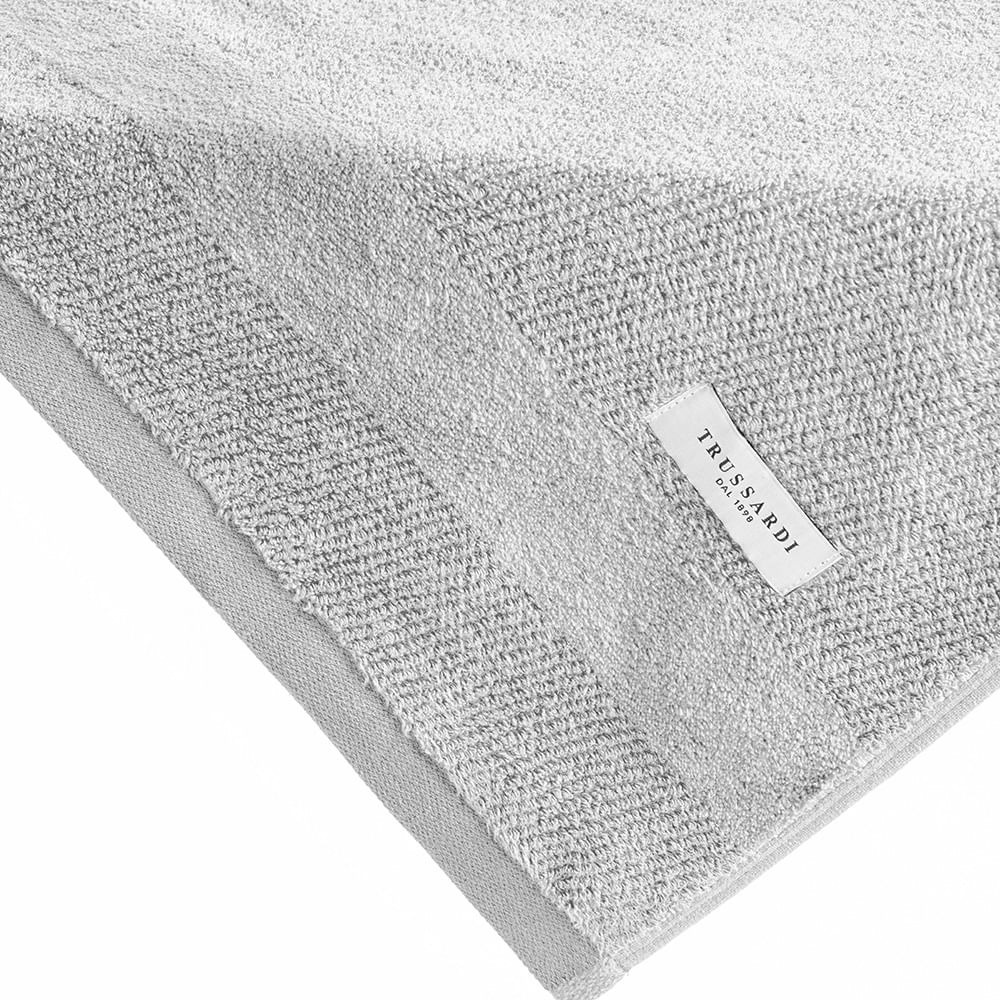 Toalha Banhão Trussardi Veludo Borgia 86 x 150cm Gelo