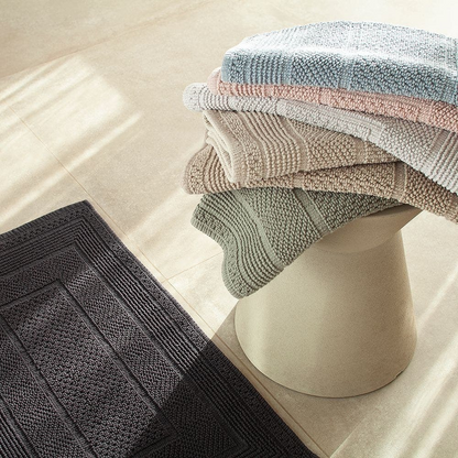 Tapete para Casa Legend 53x110 cm Cor azul 100% Algodão