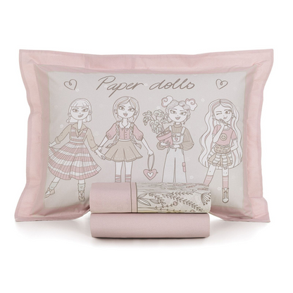 Jogo de Cama Karsten Bia 3 Peças 180 x 250cm Solteiro Rosa