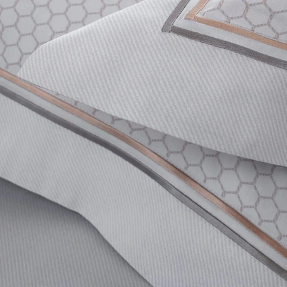 Jogo de Cama Bud Vision Basilic Cetim 300 Fios 100% Algodão Solteiro Cor Cinza